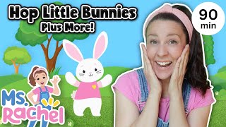 Hop Little Bunnies Hop Hop Hop  More Ms Rachel Nursery Rhymes amp Kids Songs [upl. by Jonis]