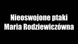 Nieoswojone ptaki  Maria Rodziewiczówna • audiobook PL [upl. by Fowle]