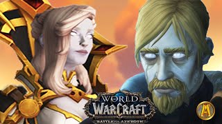 Calia Menethil Meets Derek  Jaina Reunion Cutscene 825 WoW BFA War Campaign Finale [upl. by Pillow]