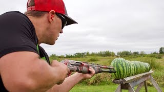 How Many Watermelons Will a Shotgun Shoot Through  Gould Brothers [upl. by Dajma]