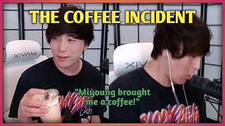 Sykkuno Spills The Coffee Miyoung Gave Him [upl. by Bettzel]