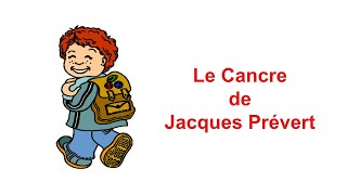 Le cancre de Jacques Prévert [upl. by Lluj231]