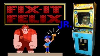 FixIt Felix Jr Arcade Game Disneys WreckIt Ralph Game [upl. by Ttegirb]