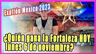 Exatlón México 2023 ¿Quién gana la Fortaleza HOY lunes 6 de noviembre [upl. by Ailemaj31]