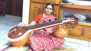 Vande Mataram on Veena [upl. by Nitaf]