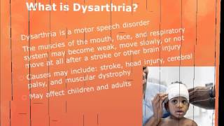 Dysarthria RachaelPrice [upl. by Mycah]