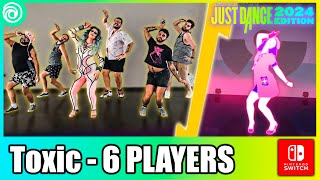 Just Dance com 6 Jogadores Toxic Classic MEGASTAR Gameplay Nintendo Switch [upl. by Theodoric]