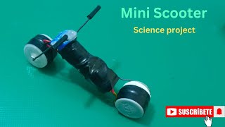 How to make mini Scooter At home  mini Scooter Kaise banaye  Science Project invitation ideas [upl. by Vic210]