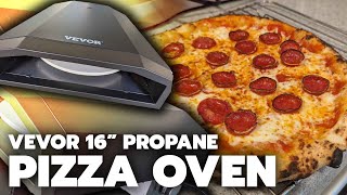 Vevor 16quot Propane Pizza Oven Review  This is one HOT oven [upl. by Packston329]