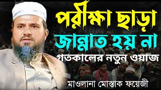 জান্নাতে যেতে হলে পরীক্ষা দেওয়া লাগে  মাওলানা মোস্তাক ফয়েজী  Mawlana Mostak Faizi New Waz 2024 [upl. by Yruok]