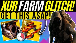 The XUR FARM GLITCH Returns NEW Weapons Armor Inventory amp Trials Location November 6th Destiny 2 [upl. by Yddet71]