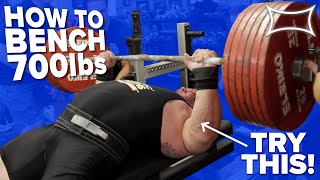 HOW TO BENCH 700lbs  Scot Mendelson TEACHES The Bench Press amp quotBody Drivequot [upl. by Topping]