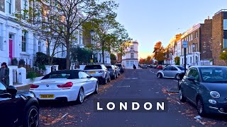 Huge Mansions of London  Notting Hill  London Walking Tour [upl. by Llerrud]