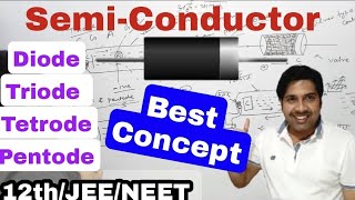 VVI for exam  Semiconductor L1  Diode Triode Tetrode  Pentode 12thJEENEET  Verma sir [upl. by Laden]