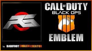 COD BO4 Emblem Tutorial  Army Glitching Logo [upl. by Lledrac]