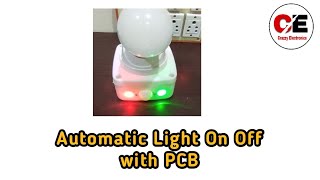 Automatic Light On Off  Motion Sensor Light with PCB  PIR Sensor Light [upl. by Ellenrad]