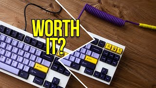 Are Expensive Custom Keyboard Cables Worth It [upl. by Bartholomeo490]