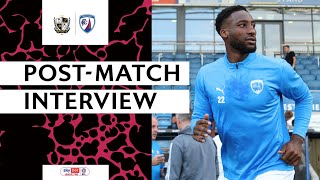 INTERVIEW  Chey Dunkley postPort Vale A [upl. by Erastes]