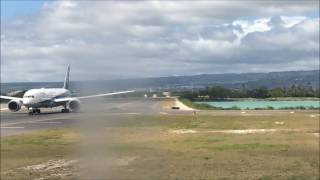 Taking off from Honolulu Airport HawaiiBeautiful View of Oahu Island [upl. by Han875]