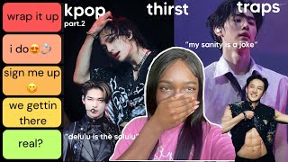 RANKING KPOP THIRST TRAP TIKTOKS PART2 my sanity is a joke to y’all [upl. by Blackburn]