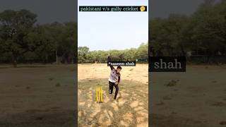 Gully cricket is on another level😅 cricket shorts gullycricket [upl. by Agon]