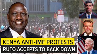 Kenyas AntiIMF Protests Rutos masters losing Elections everywhere [upl. by Sikata]