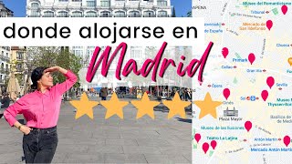 Dónde ALOJARSE en MADRID Cómo encontrar los mejores lugares para hospedarse  Visita Madrid [upl. by Cummine]