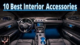 10 Best Interior Car Accessories from Amazon  Interior Car Mods [upl. by Tori]