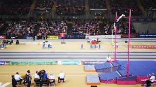 Mondo Duplantis 618m World record Glasgow Muller grand pre [upl. by Nomelihp643]