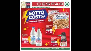 Volantino DESPAR🛒dal 22 Settembre al 1 Ottobre 2023 [upl. by Namaan]