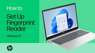 How to set up a fingerprint reader in Windows 11  HP Notebooks  HP Support [upl. by Nnaitak]