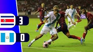 COSTA RICA GOLEA 3  0 A GUATEMALA POR LA CONCACAF NATIONS LEAGUE  REY DEPORTIVO [upl. by Batholomew614]