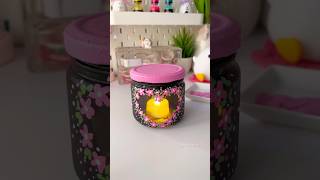 Painting on Glass Jar artshorts diy acrylicpainting shortviral diycrafts art handmade [upl. by Madonia]