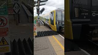 MERSEYRAIL777019 ARRIVING AT SANDHILL12 6 24NEIL HAYTON RAILWAY MEMORIES railwaytrain [upl. by Giuliana]