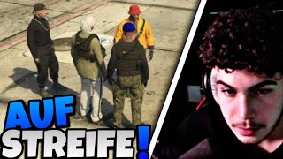 Big Sosas erster tag bei der BUNDESWEHR  Auf Streife mit Qseng  GTA RP Highlights [upl. by Leandre]