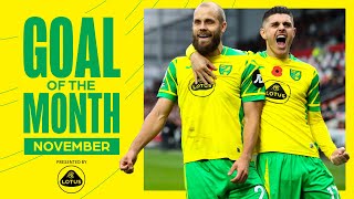 Vote for your November Goal Of The Month  Normann precision Rowe composure Pukki worldie 🔥🌎 [upl. by Bari]