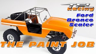 TFL Racing  Ford Bronco 110th size Scaler  Crawler  Paint Job Report [upl. by Malvia]