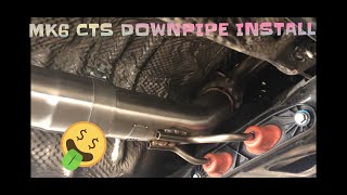 Downpipe Install MK6 GLI [upl. by Acie]