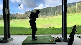 Golf Practice at Driving Range with wedge 8 Iron and hybrid  Session 46 [upl. by Zora]