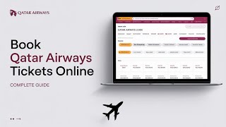 Master the Art How to Book Qatar Airways Flight Tickets Online Like a Pro [upl. by Stephania]