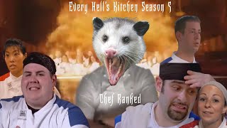 Every Hells Kitchen Season 5 Chef Ranked  EternalOpossum [upl. by Acinorev882]