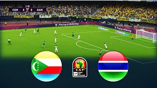 COMOROS vs GAMBIA  AFRICA CUP OF NATIONS 2025 QUALIFIERS [upl. by Ellenohs538]