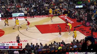 RAPTORS IS THE WORST TEAM IN THE NBA Lakers vs Raptors Full Highlights reaction [upl. by Arbma]