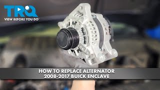 How to Replace Alternator 20082017 Buick Enclave [upl. by Aitnauq]