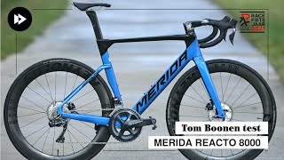 Tom Boonen test Merida Reacto 8000 [upl. by Adaynek733]