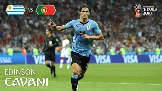 Edinson CAVANI Goal 2  Uruguay v Portugal  MATCH 49 [upl. by Nytsirk]