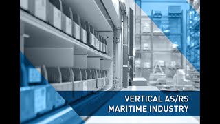 Vertical ASRS for Maritime Industry Kardex Vertical Carousel [upl. by Nefets151]