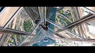 Tom Cruise in Mission Impossible  Ghost Protocol  Dubai Burj Khalifa scene [upl. by Orose]