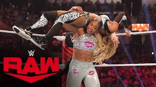 Bianca Belair vs Carmella – Raw Women’s Title Match Raw July 11 2022 [upl. by Ester708]