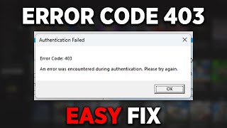 How To Fix Roblox Error Code 403  Authentication Failed easy fix [upl. by Icat]